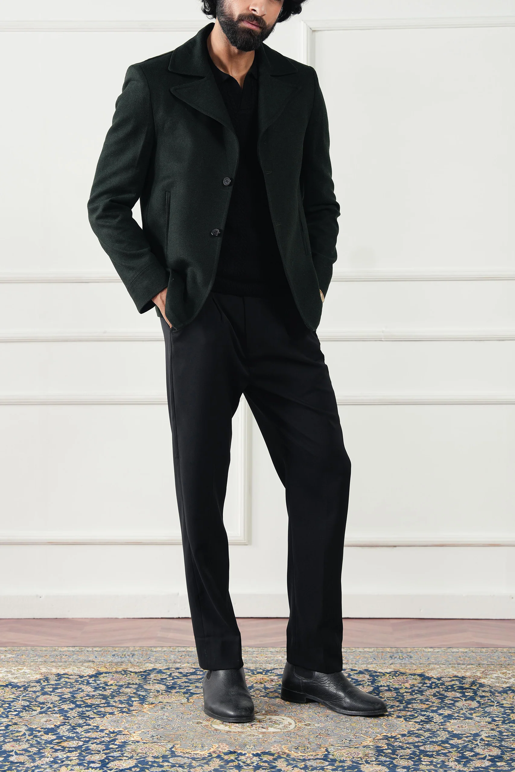 Riviera Wool Coat (MWC-08) - Image 13