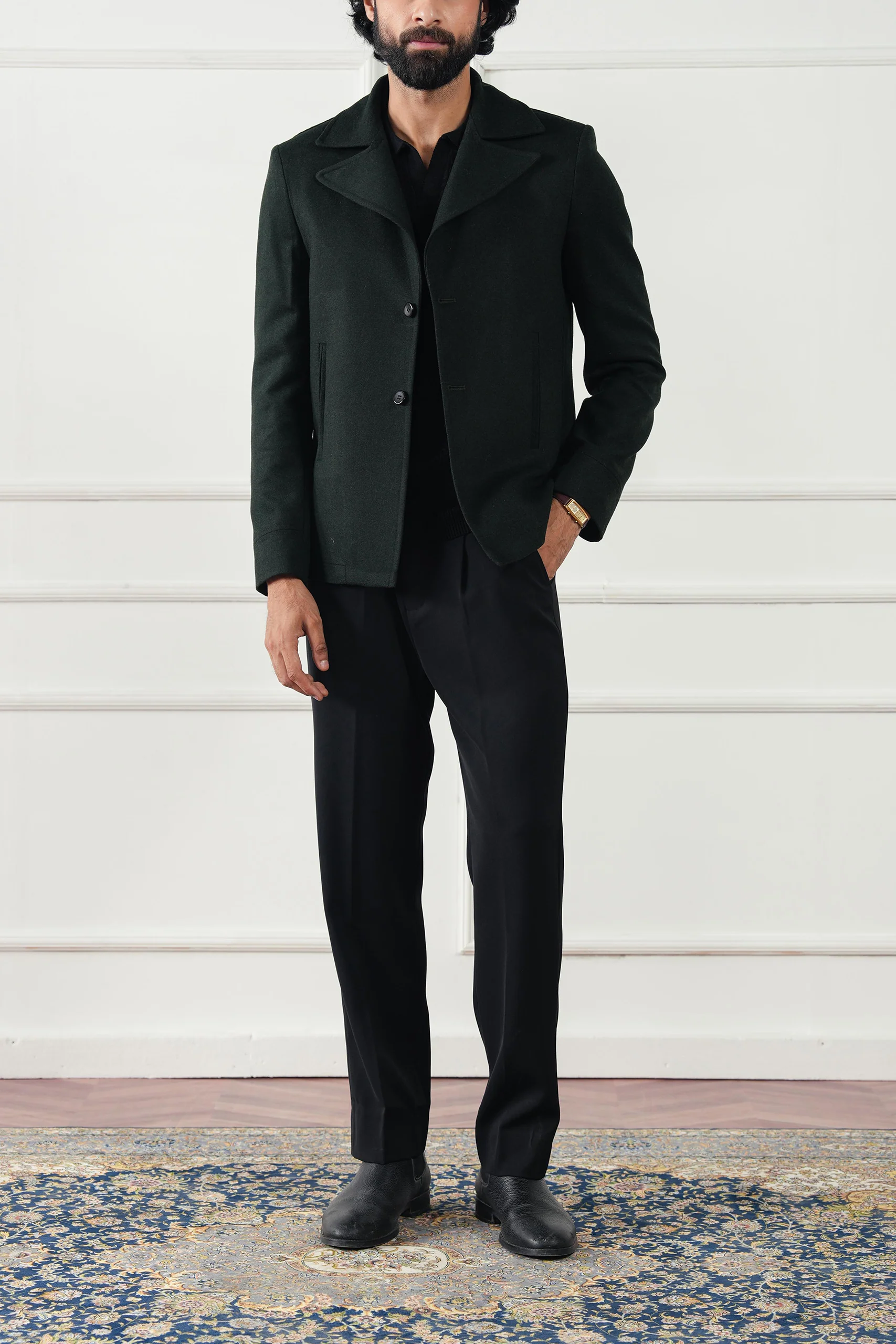 Riviera Wool Coat (MWC-08) - Image 14