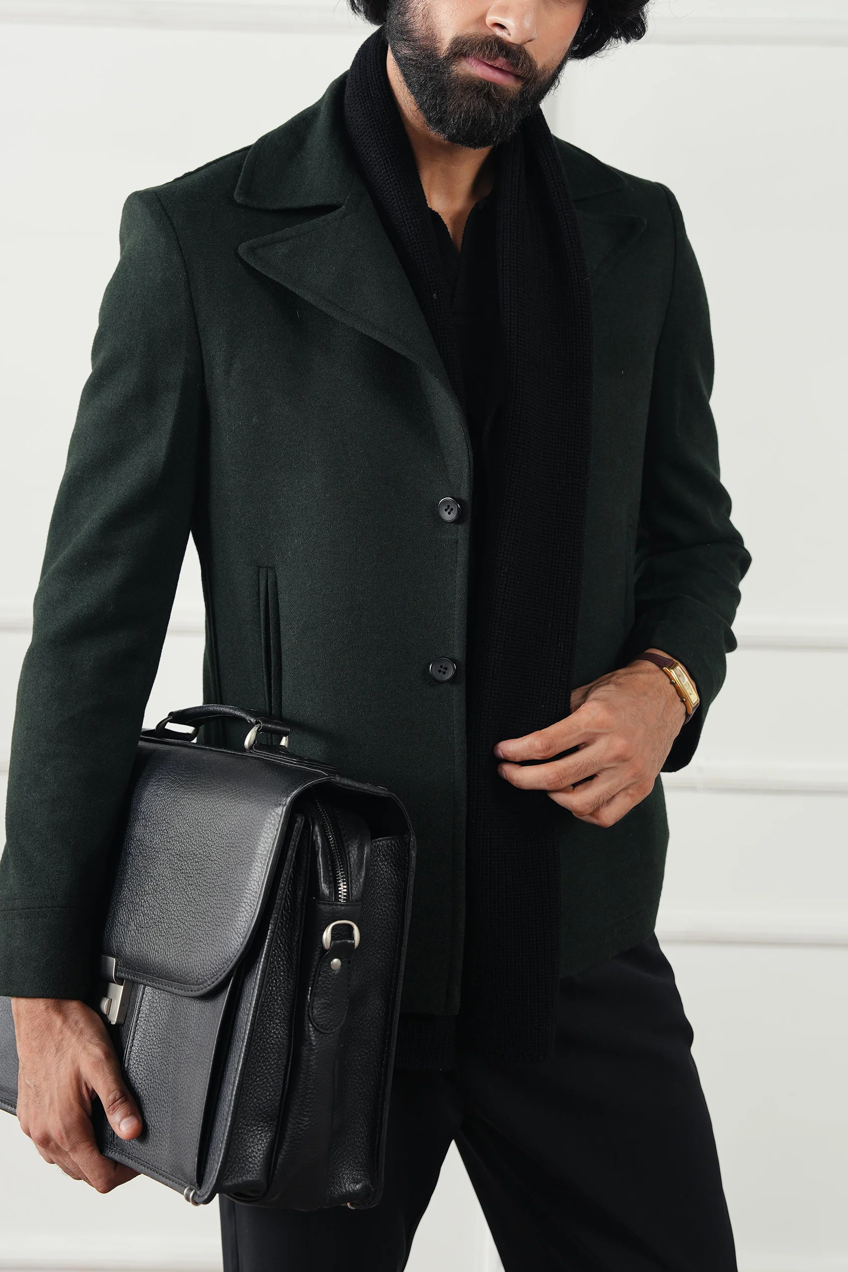 Riviera Wool Coat (MWC-08) - Image 16