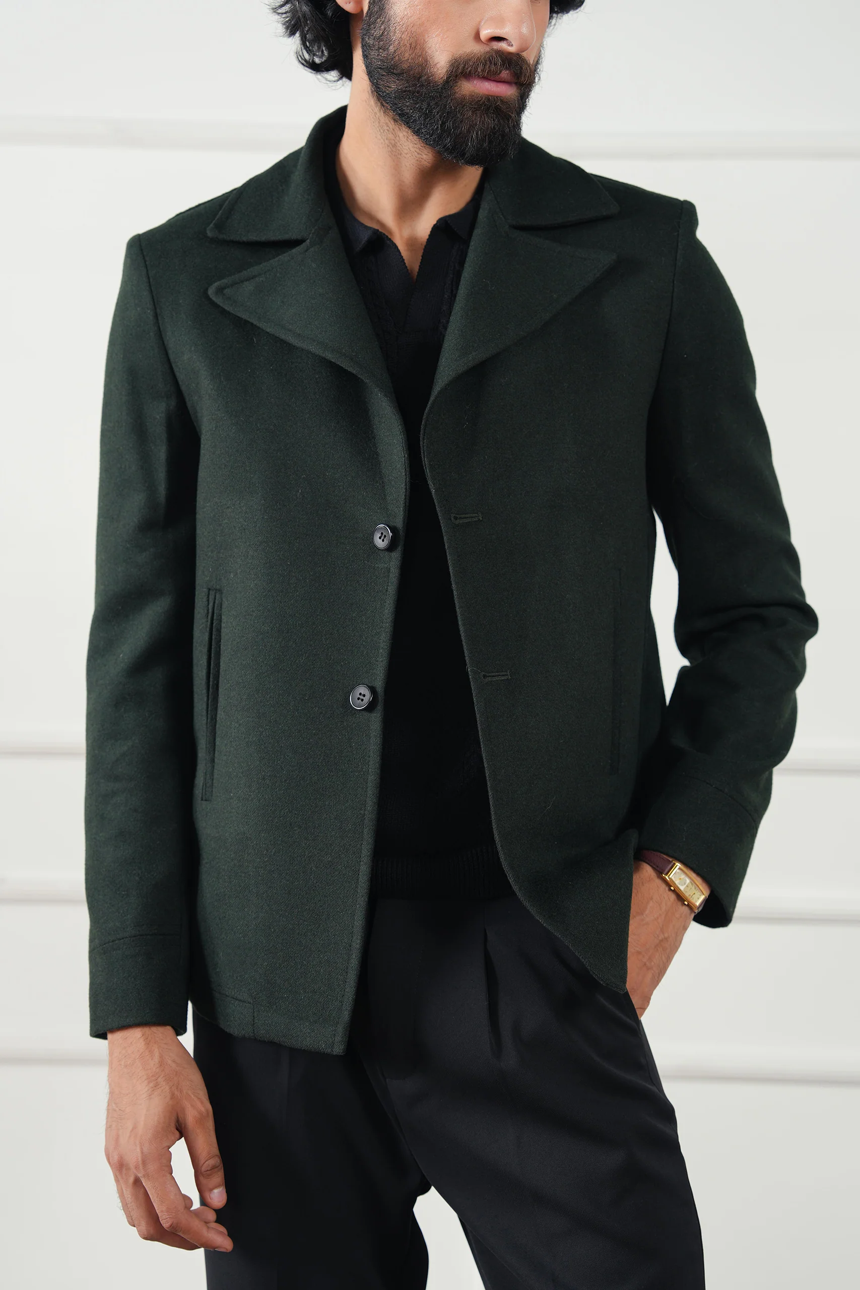 Riviera Wool Coat (MWC-08) - Image 5