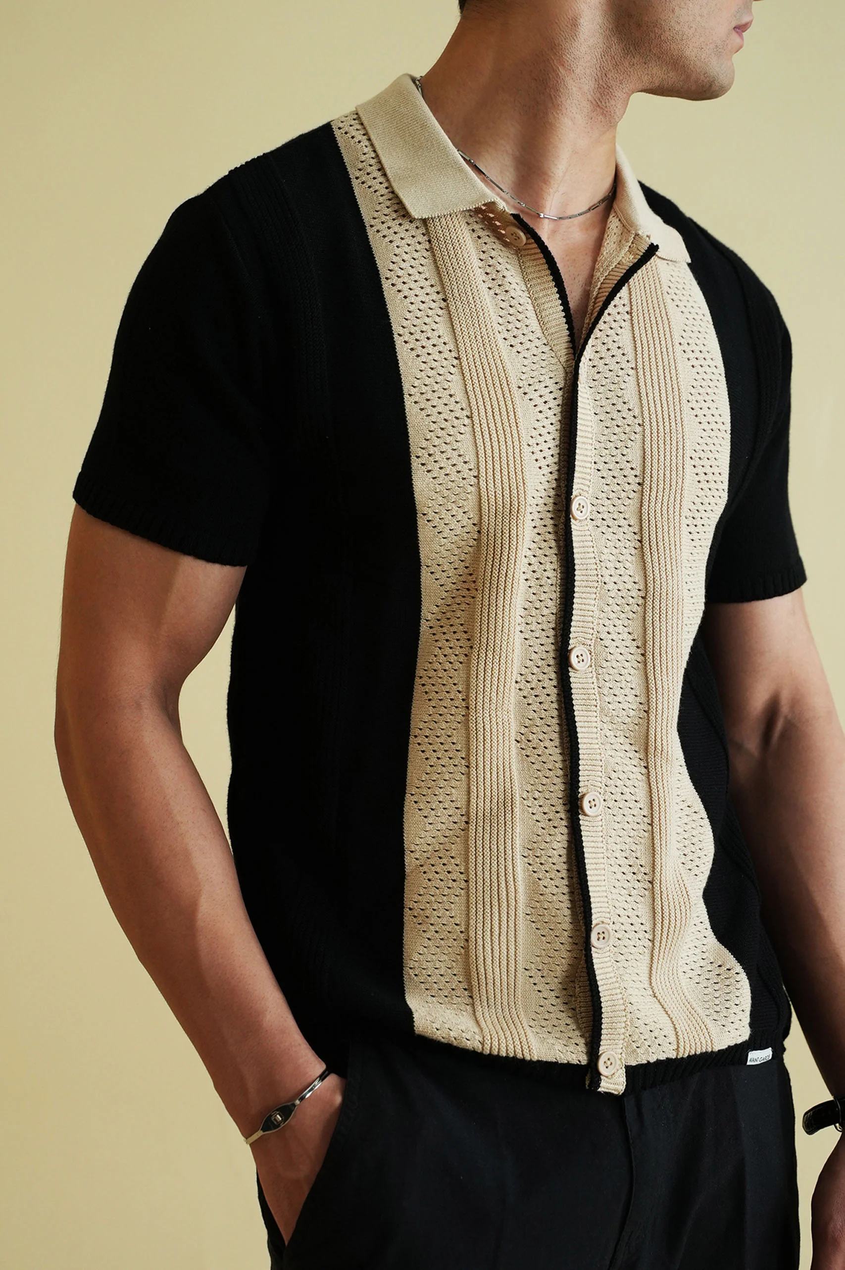 Special Edition Knitted Button Down Shirt (KBD-03) - Image 4
