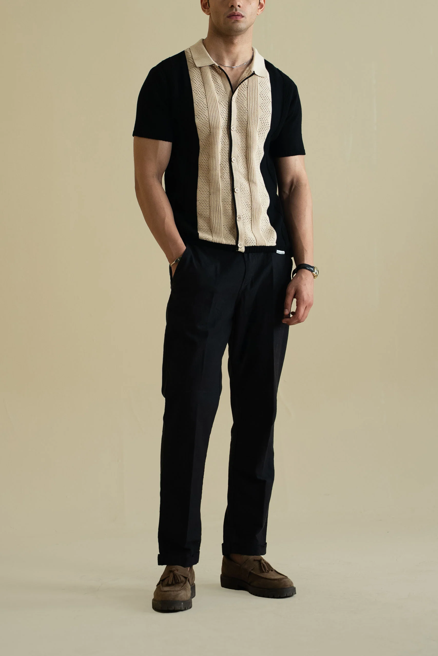 Special Edition Knitted Button Down Shirt (KBD-03) - Image 5