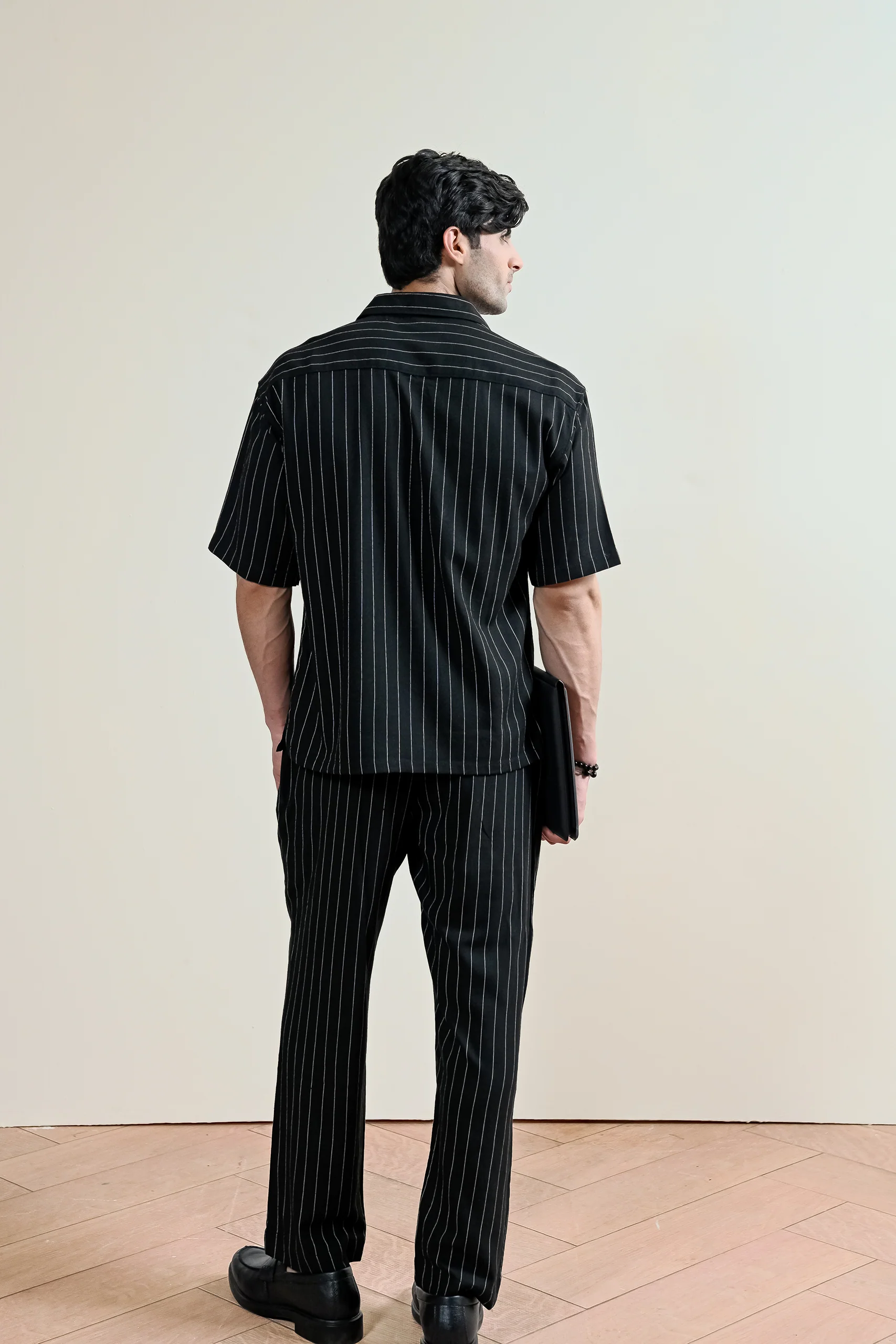 Striped Linen Shirt (MCS-23) - Image 4