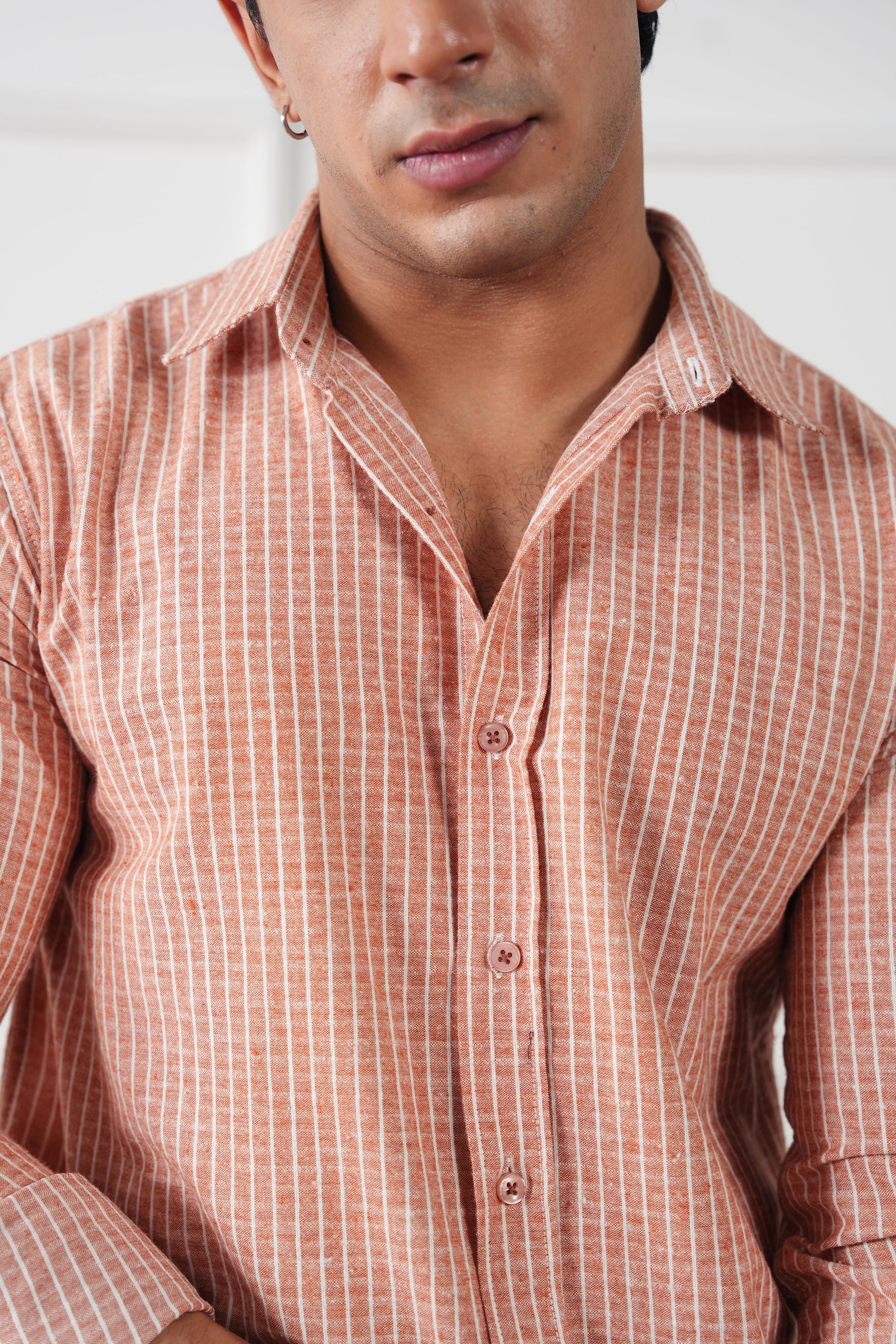 Striped Regular Fit Shirt (MCS-04) - Image 3