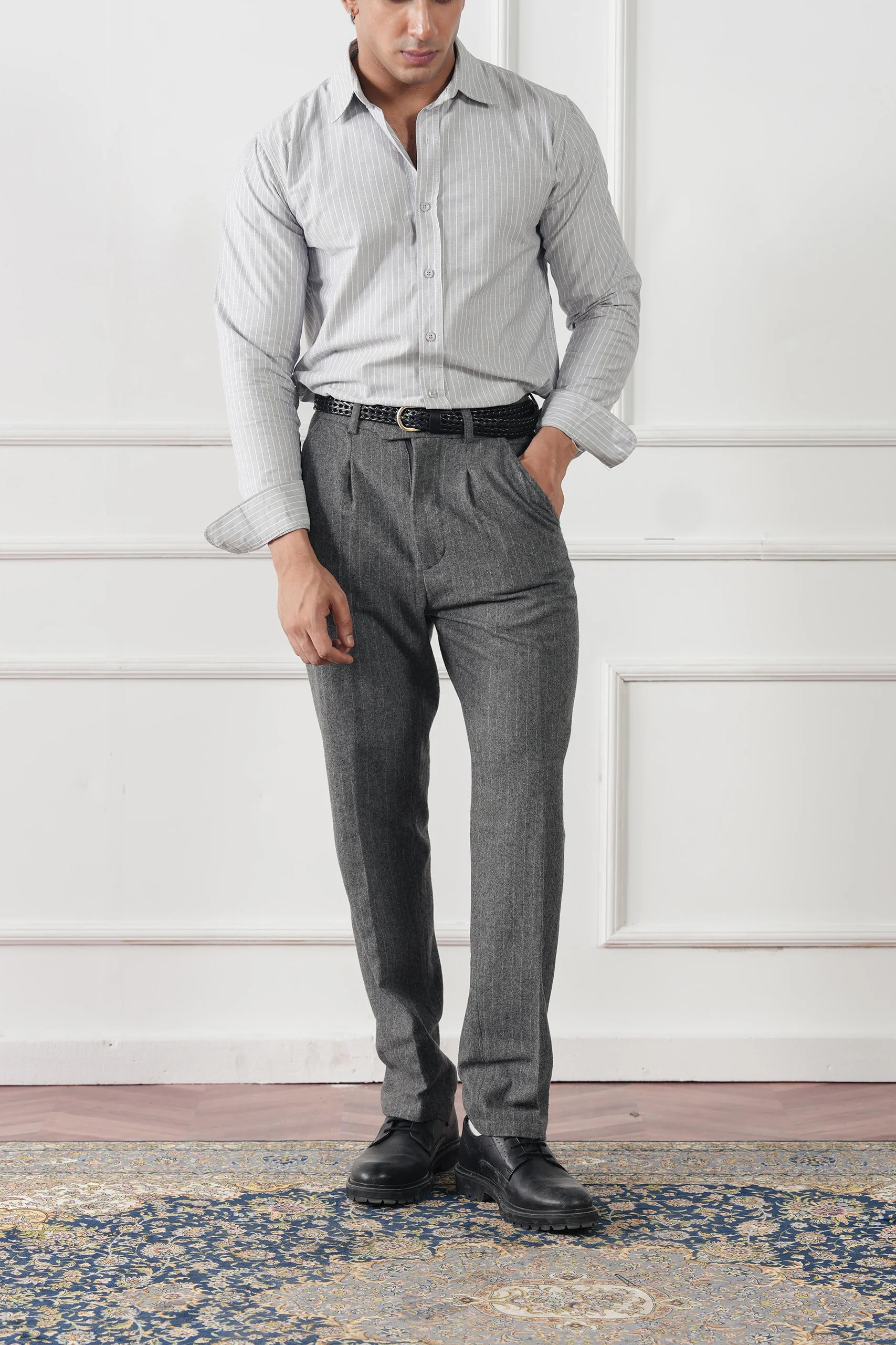 Striped Regular Fit Shirt (MCS-06) - Image 11