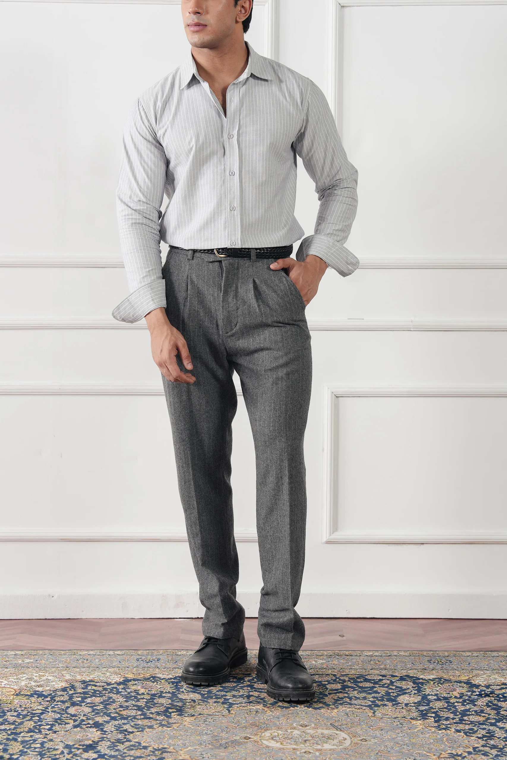 Striped Regular Fit Shirt (MCS-06) - Image 12