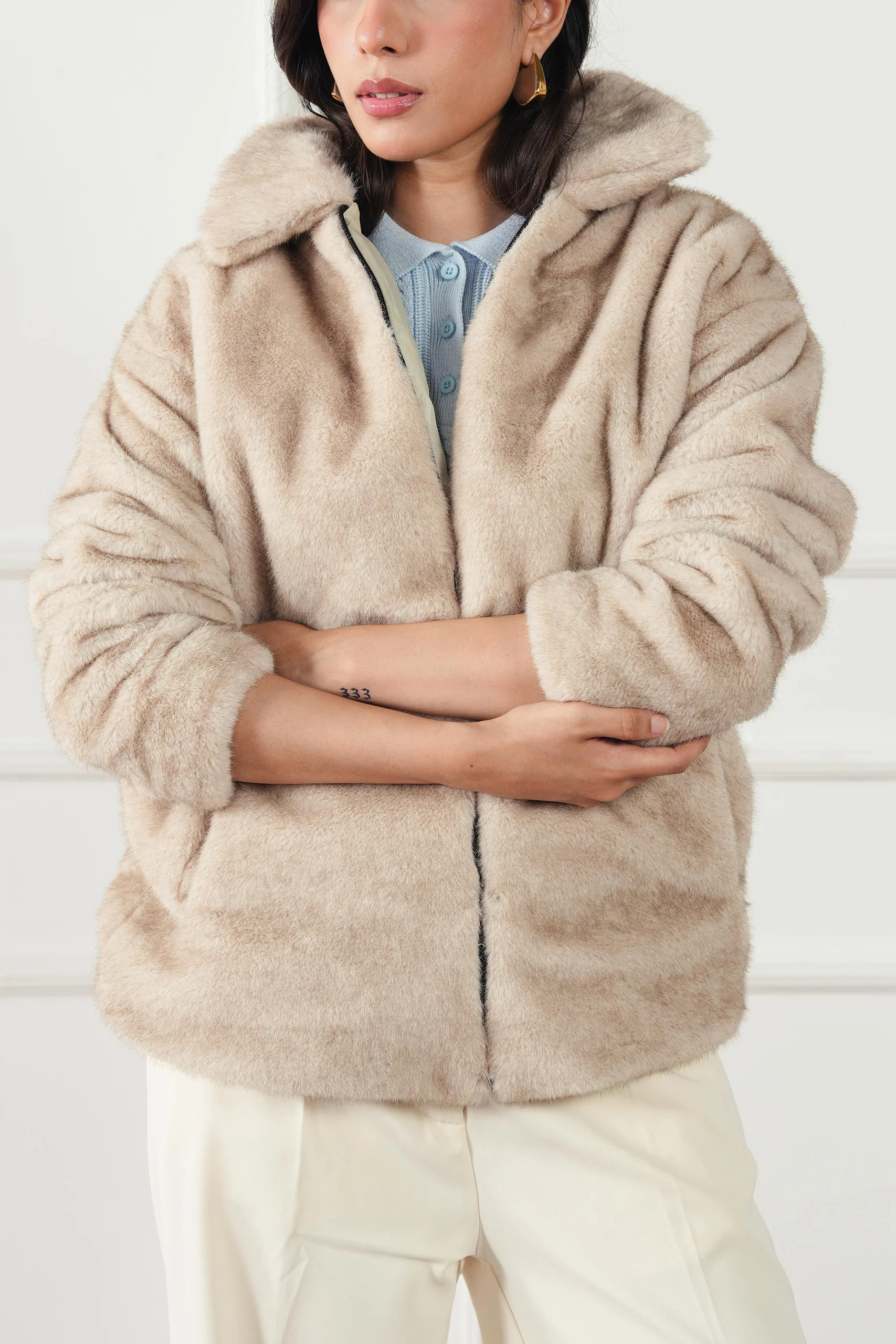 Teddy Fur Jacket (WFJ-01) - Image 7