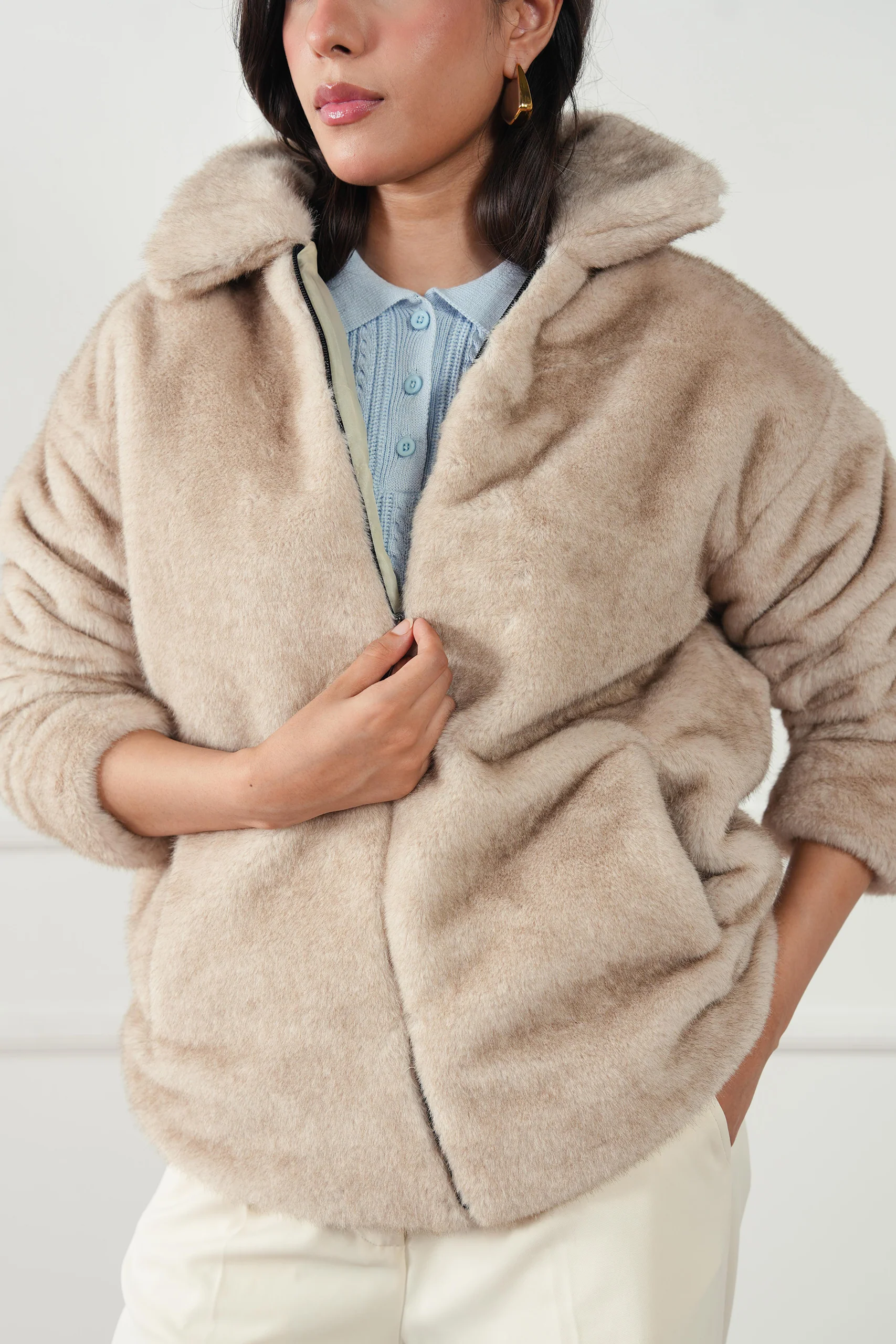 Teddy Fur Jacket (WFJ-01) - Image 8