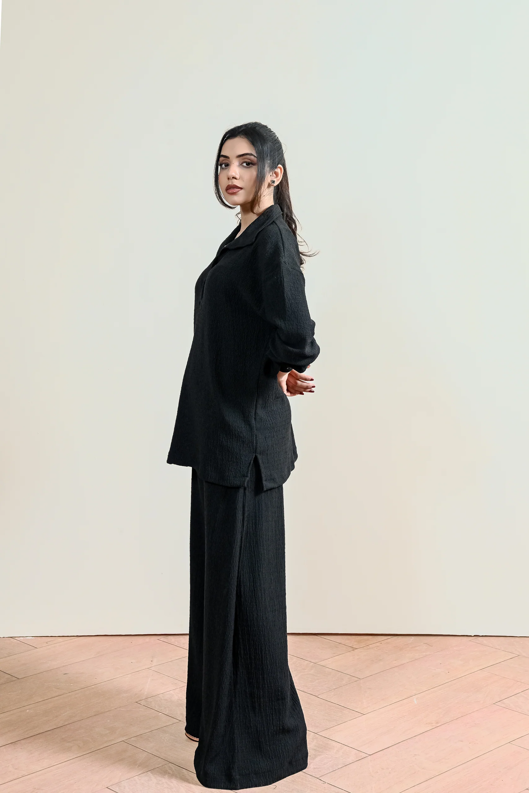 Textured Flared Trouser (WRT-06) - Image 3
