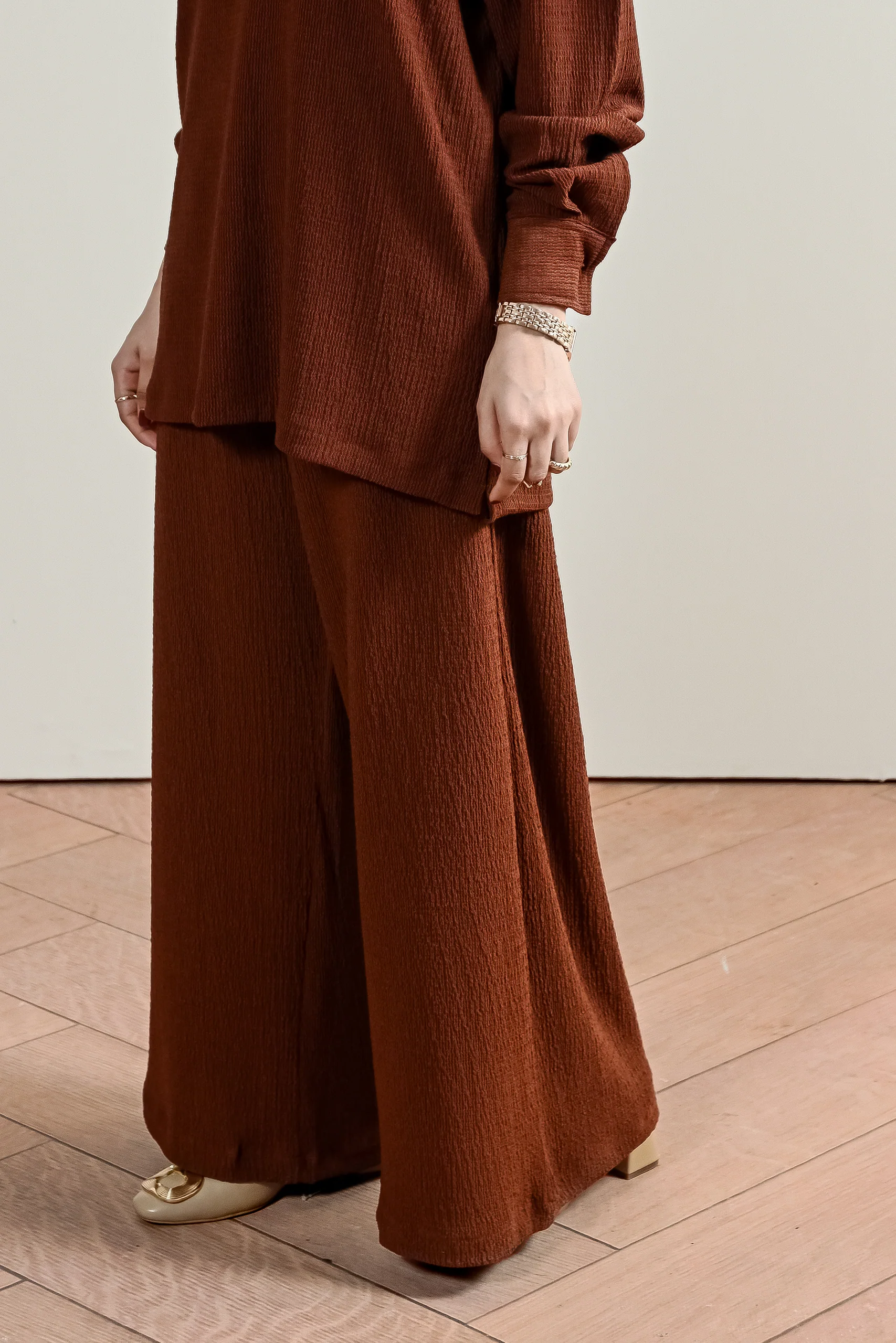 Textured Flared Trouser (WRT-07) - Image 4