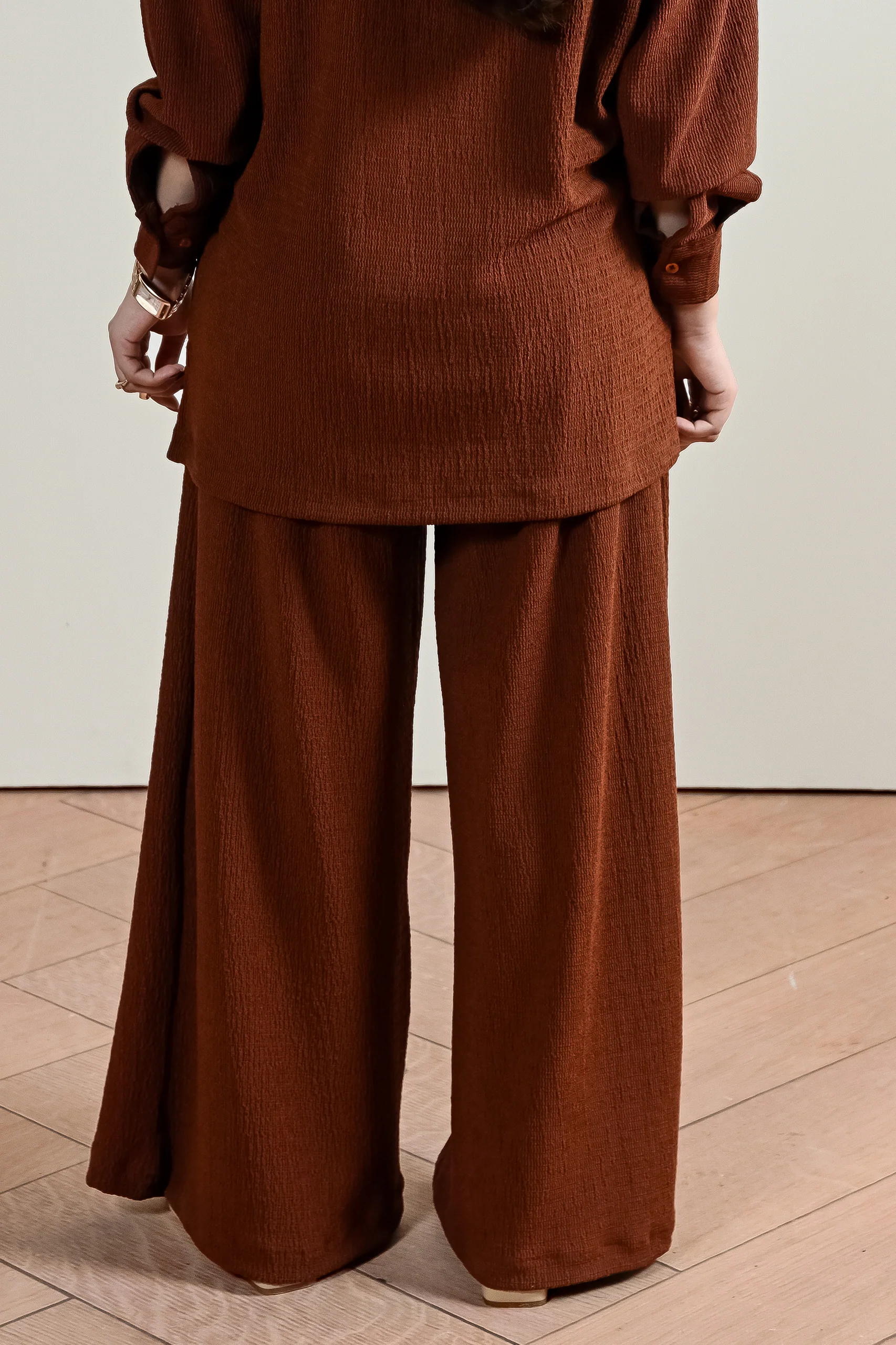 Textured Flared Trouser (WRT-07) - Image 6