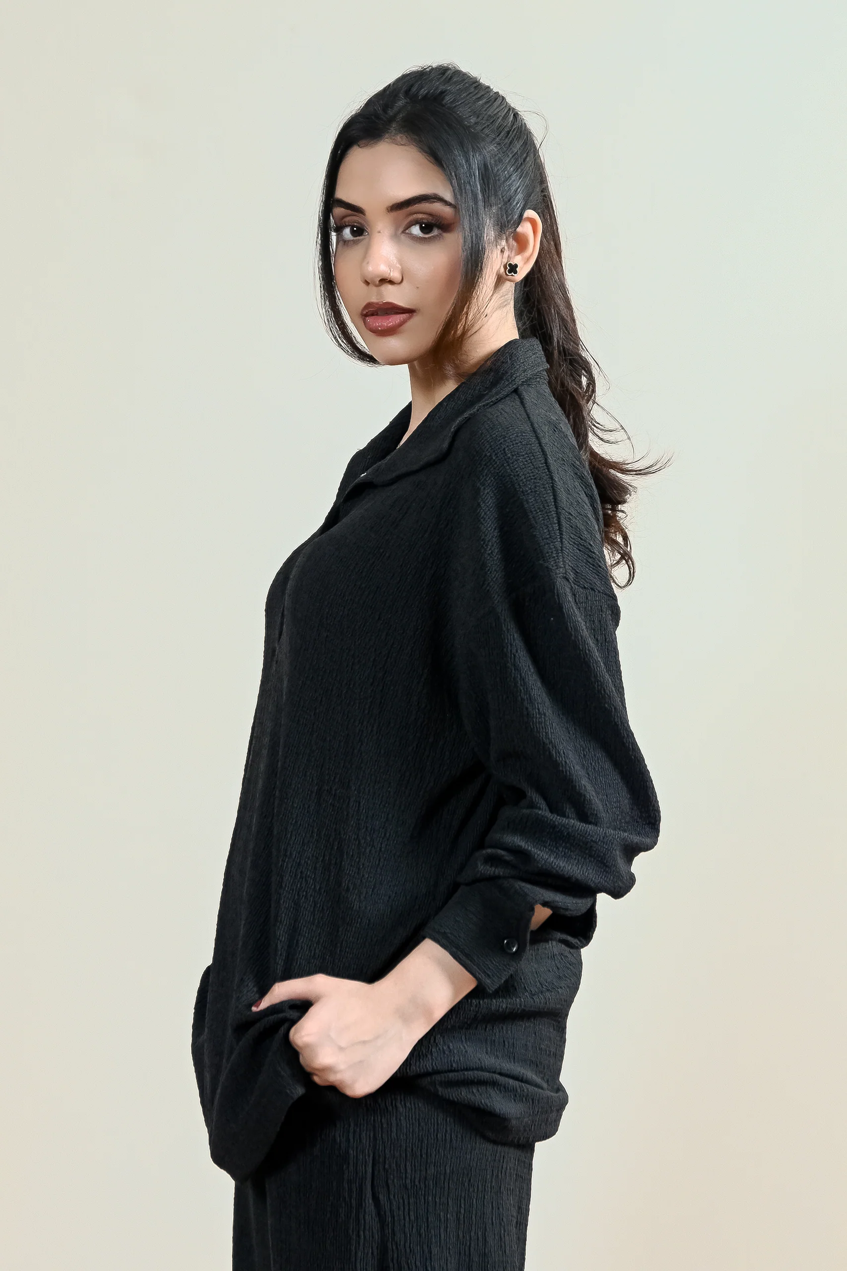 Textured Pullover Shirt (WCS-06) - Image 4