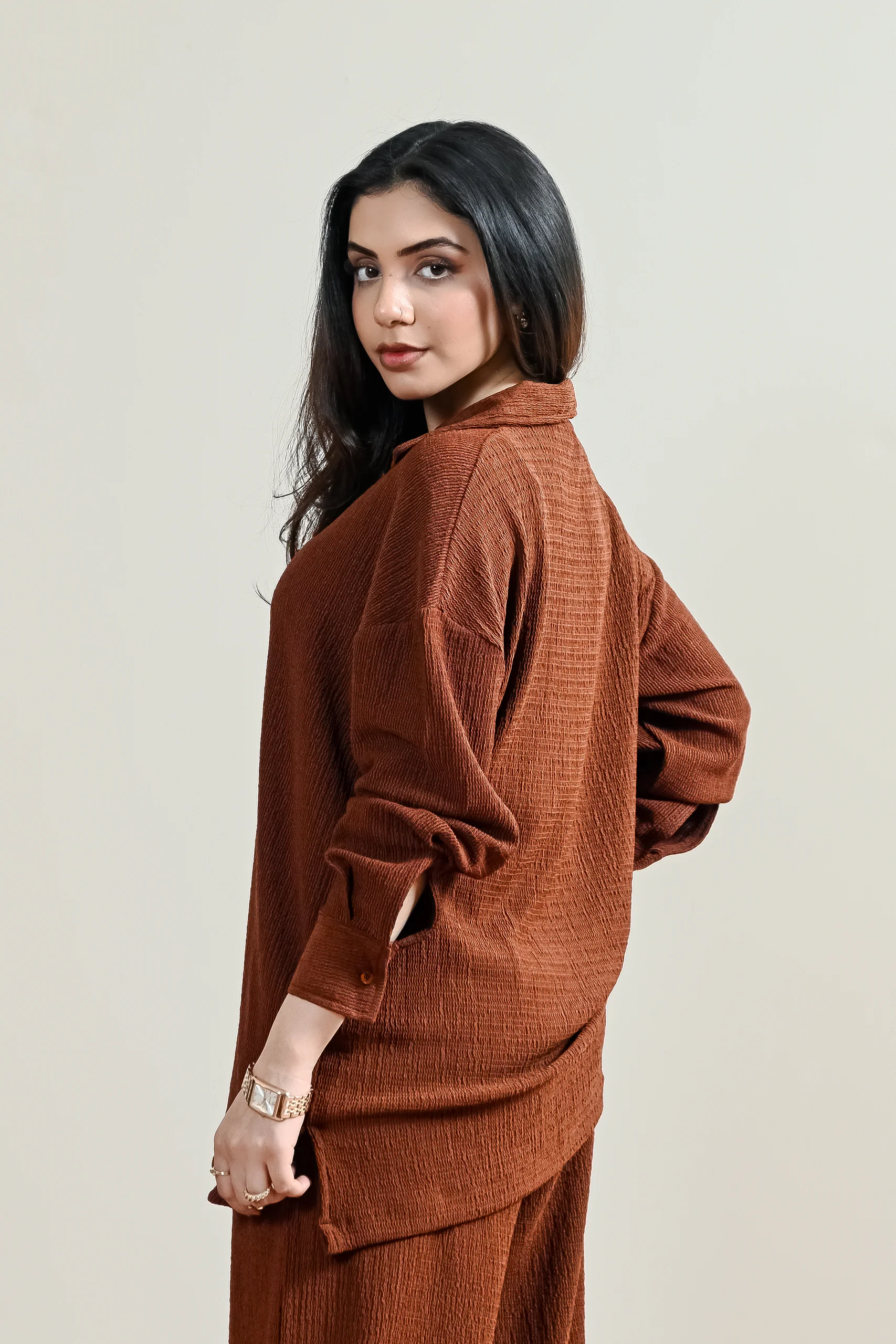 Textured Pullover Shirt (WCS-07) - Image 8