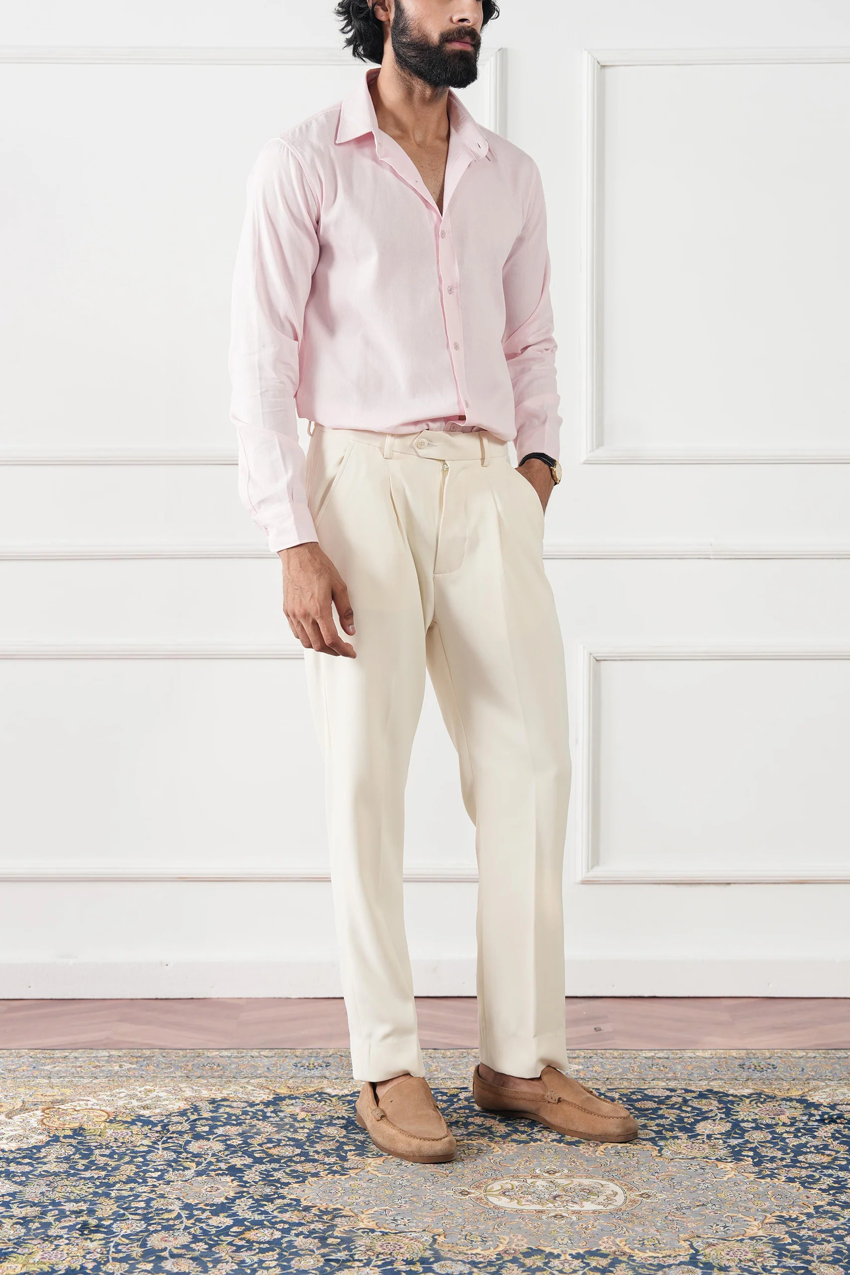 Textured Regular Fit Shirt (MCS-02) - Image 11