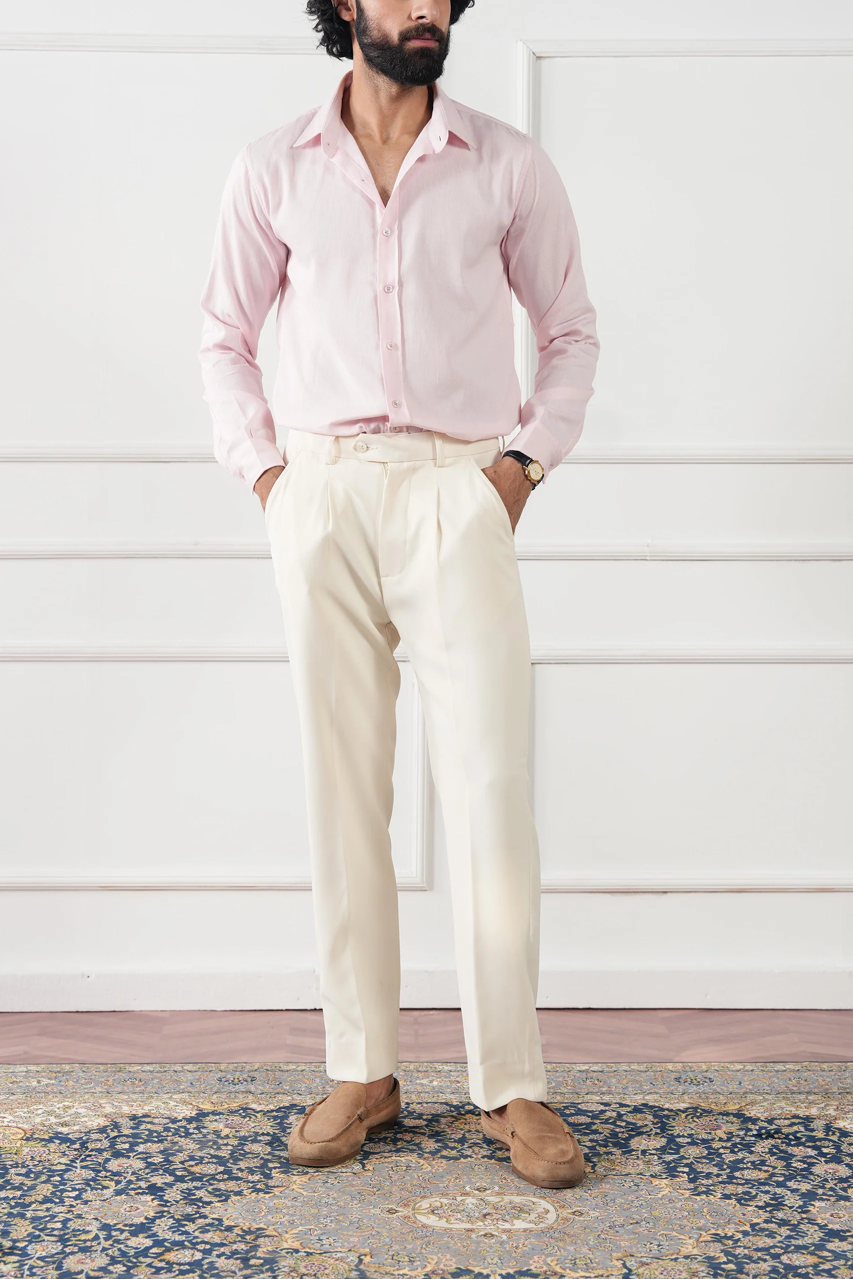 Textured Regular Fit Shirt (MCS-02) - Image 8