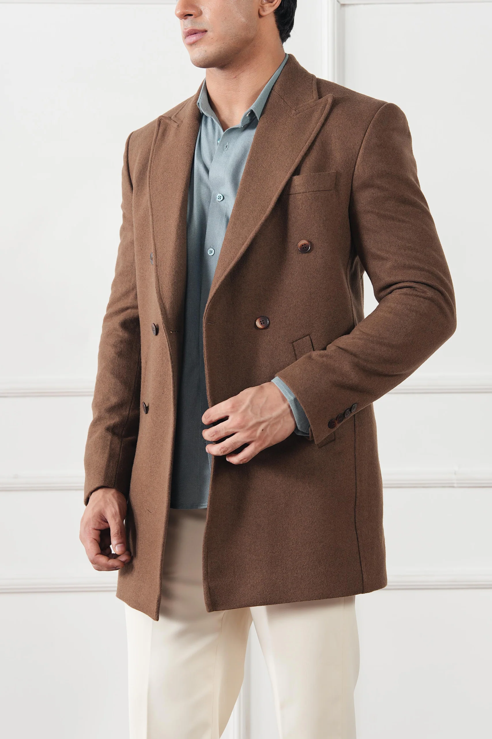 Textured Regular Fit Shirt - (MCS-09) - Image 5