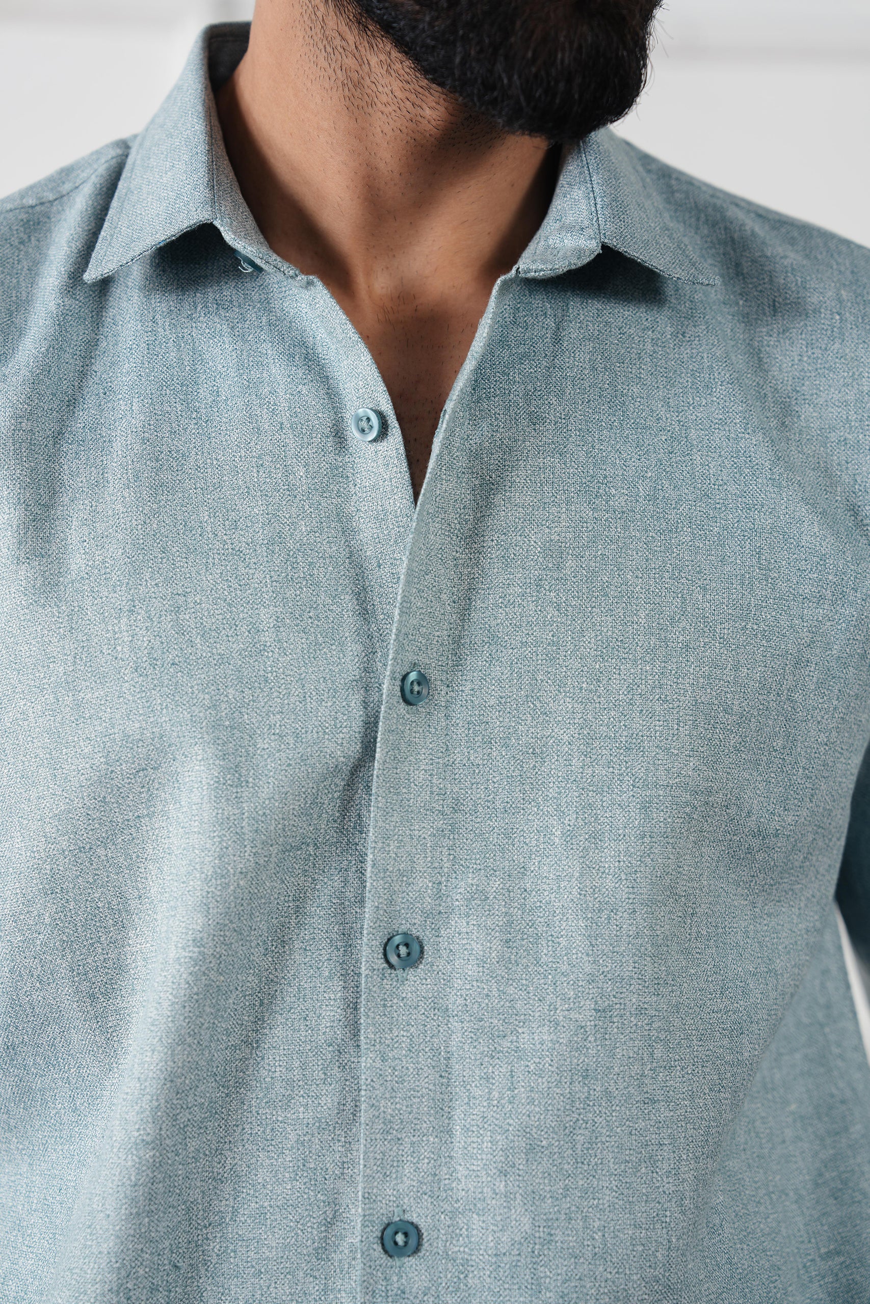 Textured Regular Fit Shirt - (MCS-12) - Image 3