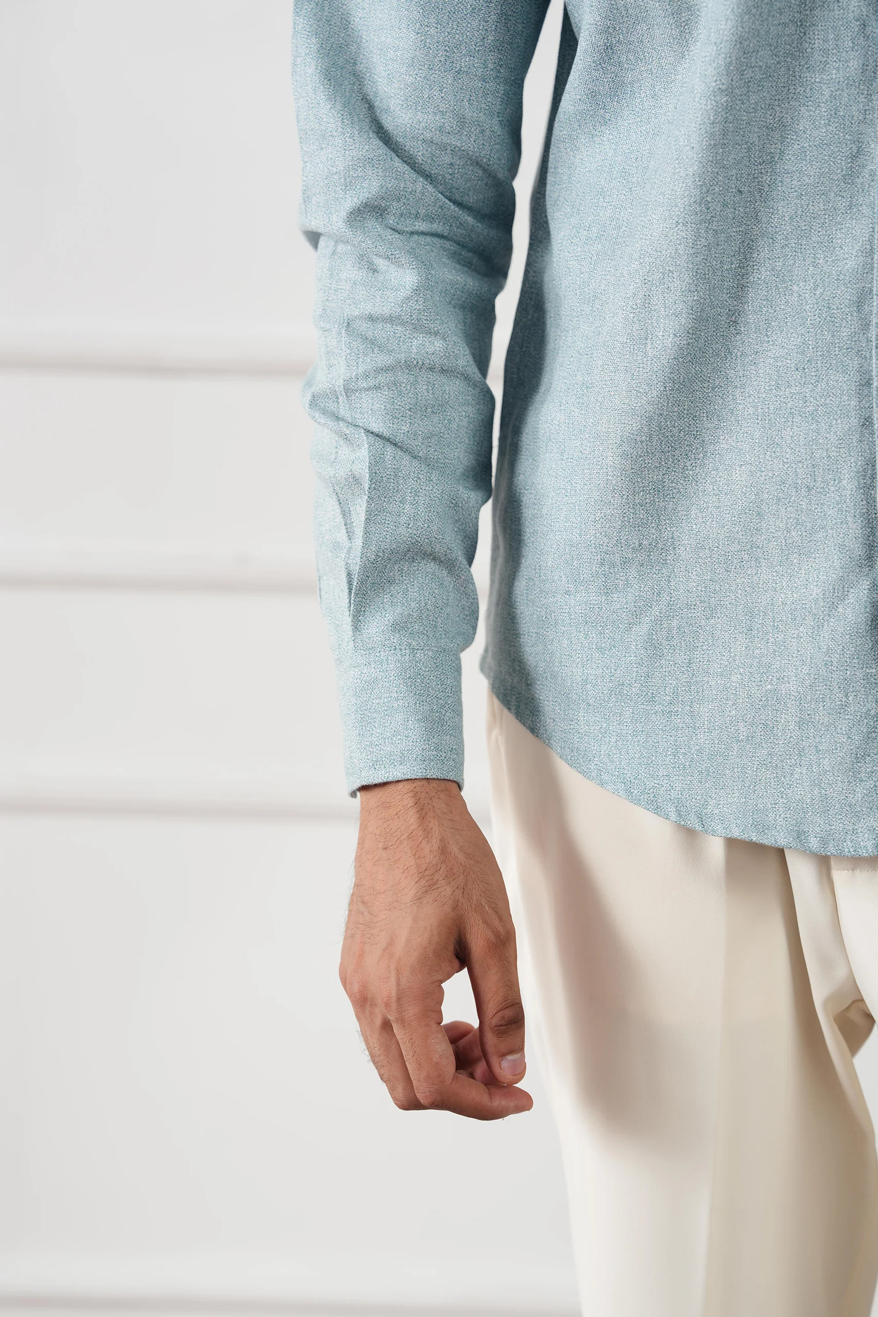 Textured Regular Fit Shirt - (MCS-12) - Image 5