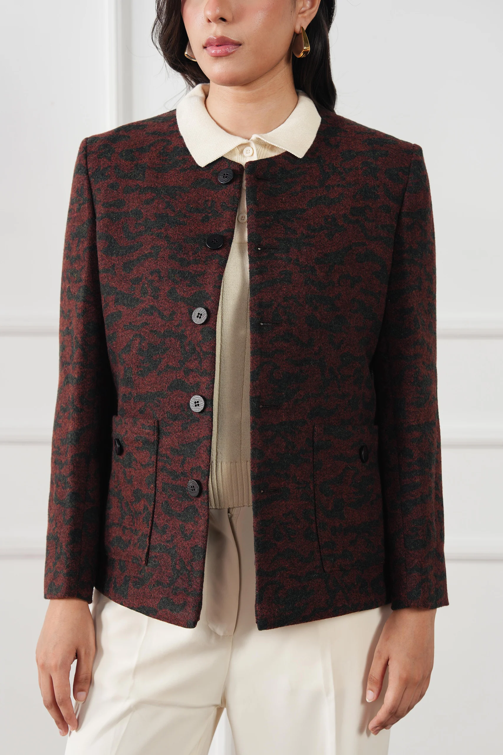 The Bordeaux Wool Jacket