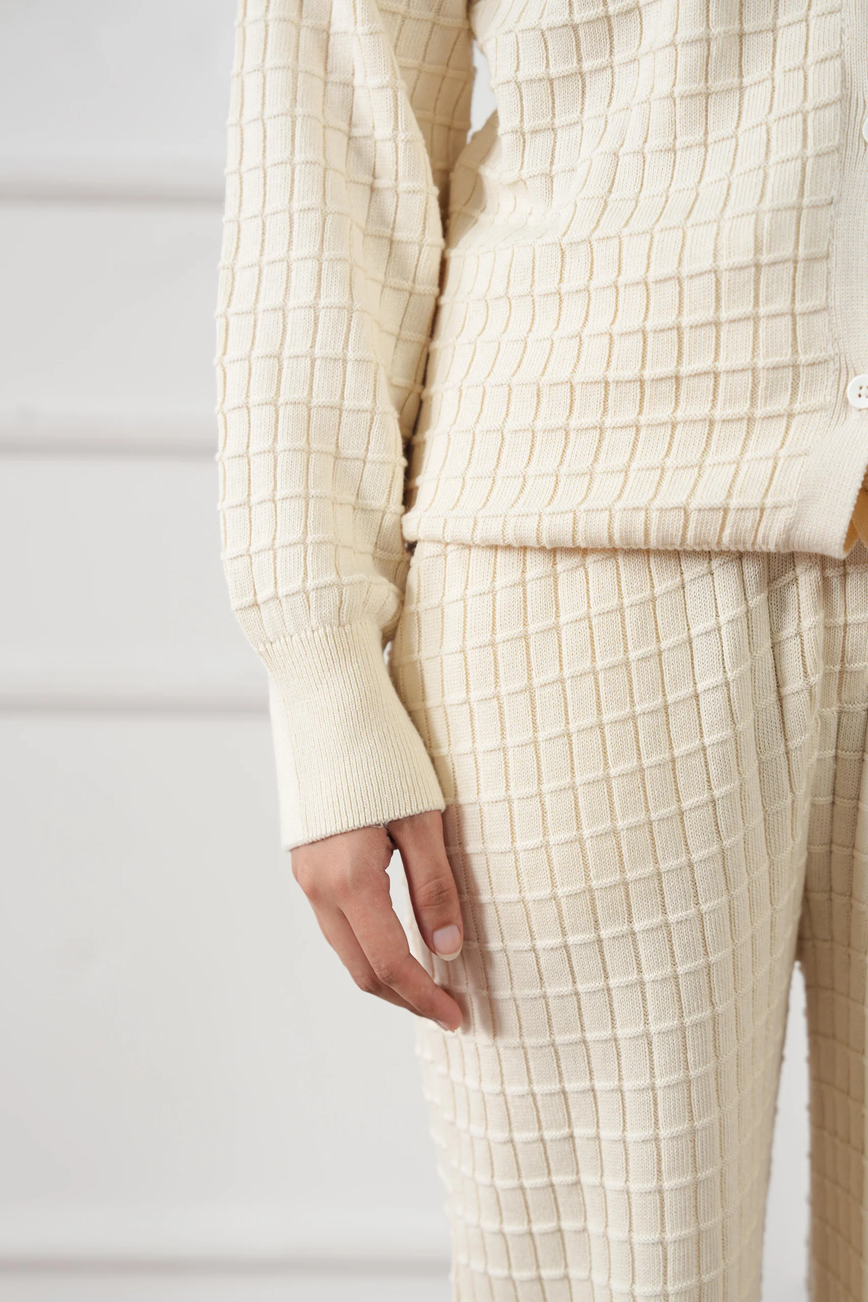 Waffle Knit Straight Trouser (WKT-03) - Image 5