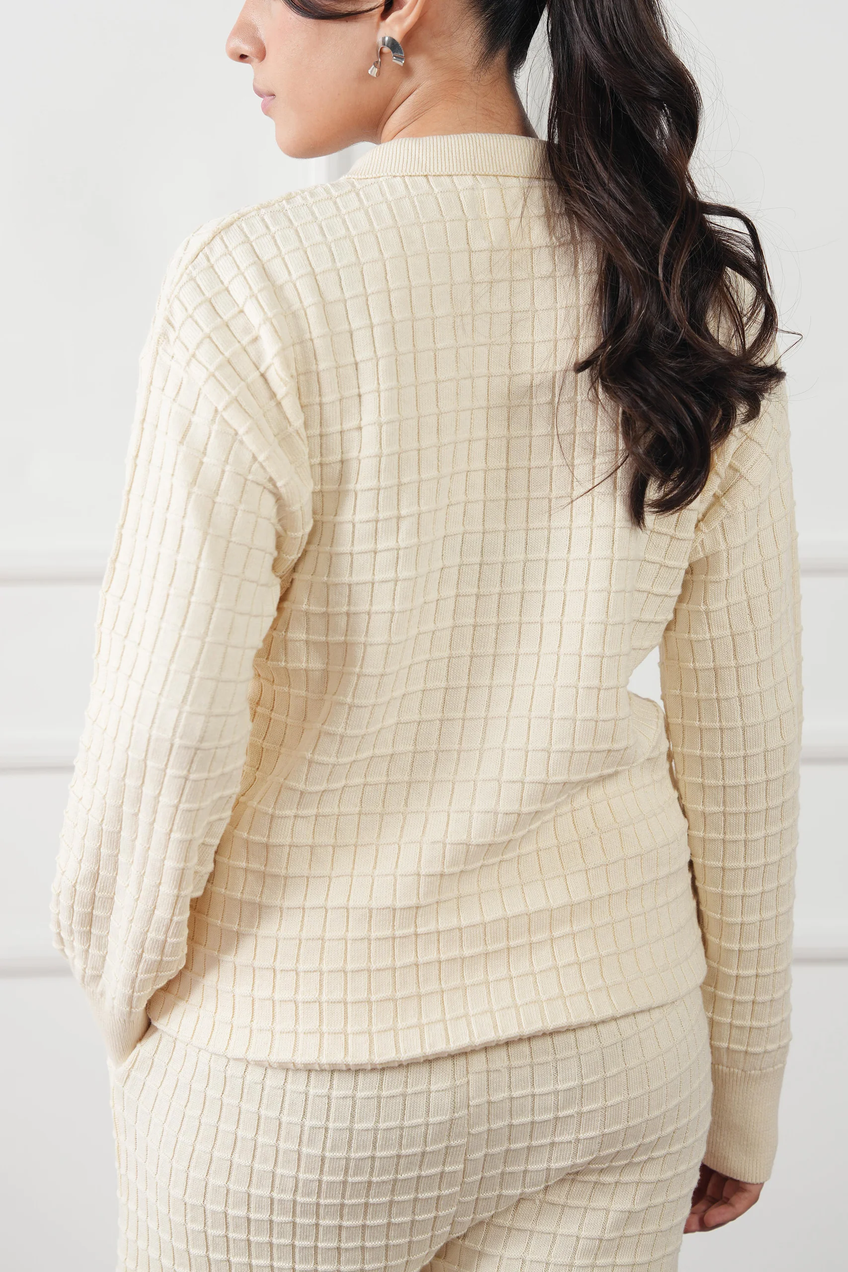 Waffle Knit Sweater (WKS-03) - Image 7