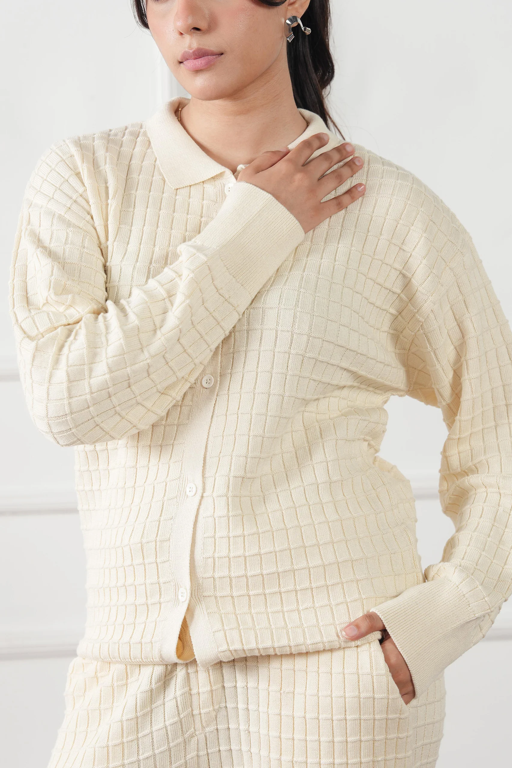 Waffle Knit Sweater (WKS-03) - Image 9