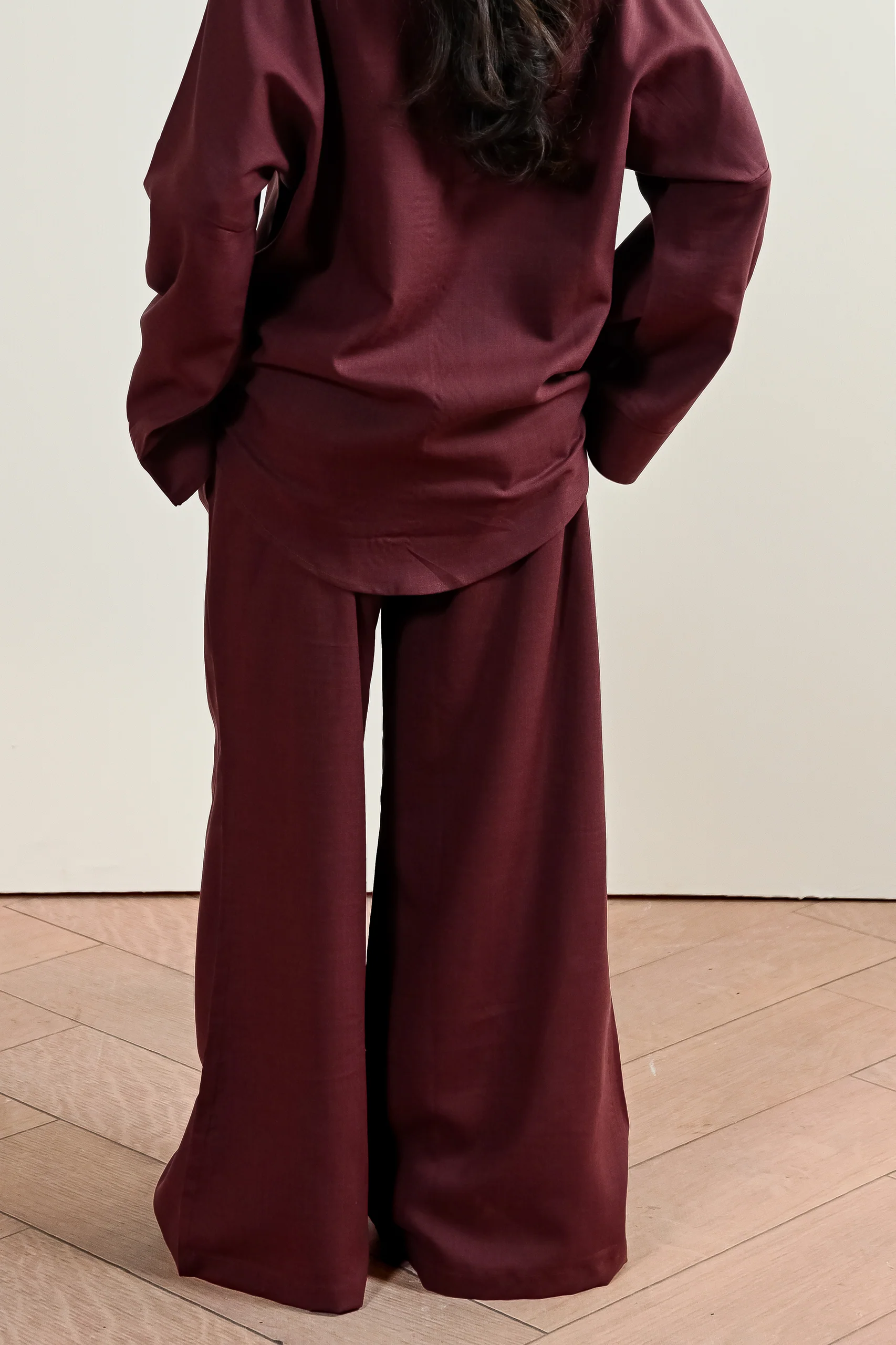 Wide Leg Linen Trouser (WRT-01) - Image 5